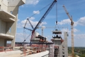 Stav výstavby nového lodního zdvihadla Niederfinow v květnu 2014