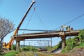 Demontáž konstrukce stávajícího mostu