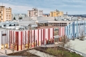 1 – OC Galéria Lučenec – prosklené a barevné fasády