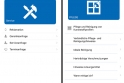 Servis v aplikaci IPS (vlevo) / Tipy na údržbu oken v aplikaci IPS (vpravo)