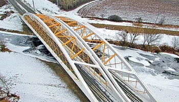 Železniční most na trati Hohenau – Přerov vítězem soutěže 5th European Steel Bridge Awards