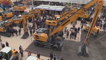 Liebherr na veletrhu Bauma 2019 ohromil návštěvníky