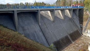 Metoda sanace bezpečnostního přelivu přečerpávací elektrárny Štěchovice II. Nádrž Homole