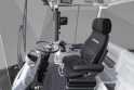 Nový prostorný ergonomický design kabiny kolového nakladače Doosan DL420-7