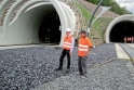 Povrchové zpevnění štěrku před tunely pod Vítkovem