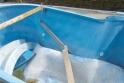 Plastové bazény – bazénoví odborníci upozorňují na možnost vyboulení stěn nebo dna, či přímo prasknutí těchto bazénů ve svárech mezi jednotlivými deskami vlivem zvýšených tlaků a také na jejich nestálobarevnost.