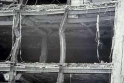 Ocelová nosná konstrukce po požáru