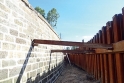 Terezín – nábřežní zeď na pravém břehu
v nadjezí po rekonstrukci