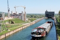 Stav výstavby nového lodního zdvihadla Niederfi now v květnu 2014