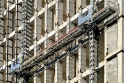 Šplhací plošiny GEDA MCP1500 při rekonstrukci železobetonového skeletu Fakulty strojní VUT v Brně