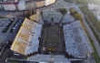Provizorní tribuna Komety Brno pro 21500 diváků postavena z lešení PERI
