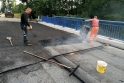 Pokládka litého asfaltu na mostní izolaci