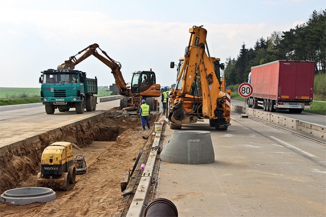 EUROVIA CS zahajuje práce na modernizaci dálnice D1 v úseku Mirošovice - Hvězdonice, ilustrační foto