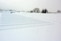 Stav střechy po kalamitním spadu sněhu v lednu 2010