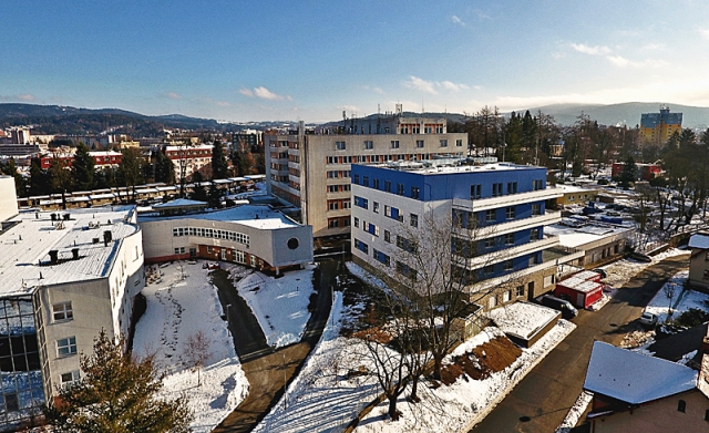 Pavilon intenzivní medicíny (PIM) nemocnice v Jablonci nad Nisou