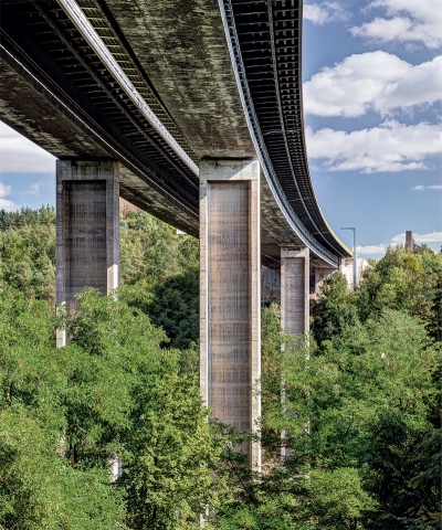 Rekonstrukce mostu Vysočina na dálnici D1.
