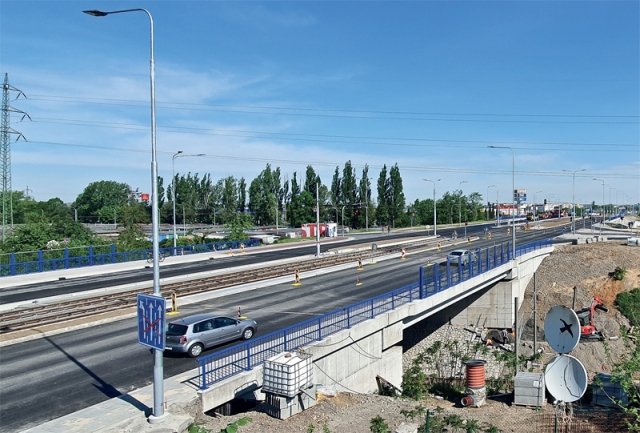 Rekonstrukce MÚK Výškovická – Rudná v Ostravě - obr. 1 – Celkový pohled na most.