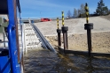 Modernizovaný výtah na Orlíku už dokáže proplavit lodě i při extrémním suchu