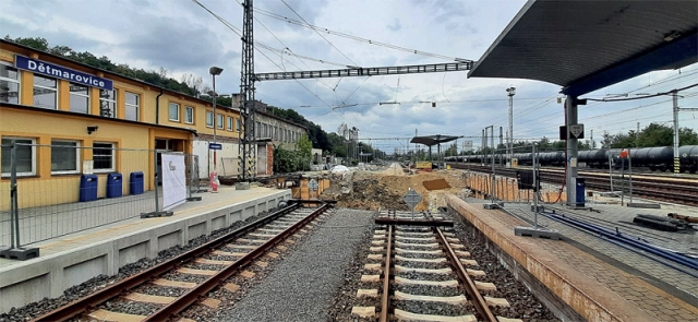 Rekonstrukce tratě v úseku Dětmarovice – Petrovice u Karviné – hranice s Polskou republikou