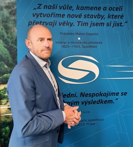 Ředitel společnosti SAGASTA, s. r. o., Ing. Jiří Čurda