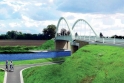 Most ve Vrbně – genius loci v kombinaci s moderní mostařinou. Vizualizace Ředitelství vodních cest ČR