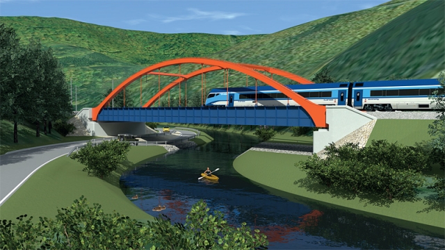 SUDOP Brno projektuje železniční trať Brno-Maloměřice – Adamov – Blansko