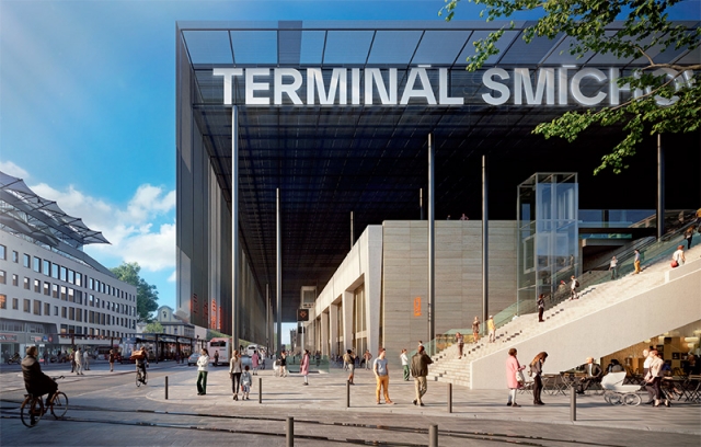 SUDOP PRAHA se podílí na rozsáhlém projektu přestavby dopravního terminálu na Smíchově