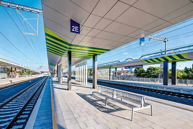 Nová železniční stanice Zahradní Město, foto: Metrostav a. s.