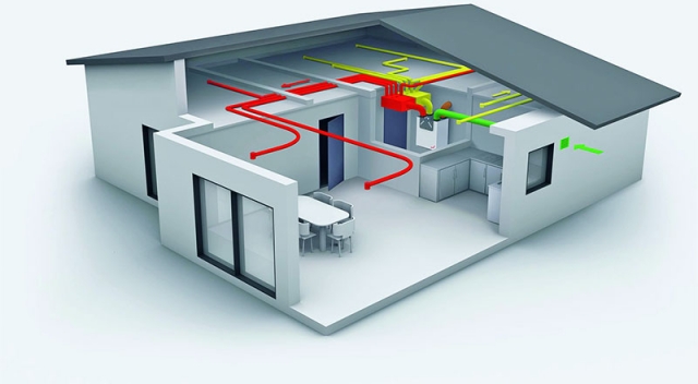 Správně dimenzovaný systém řízeného větrání s rekuperací tepla dokáže uspořit až polovinu nákladů na vytápění.