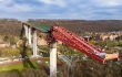 V Německé Pirně vysunuli stavbaři Metrostavu již 777 metrů mostu z celkových 917