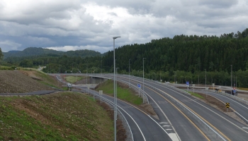 Stavbaři Metrostavu Norge dokončili soubor mostů na silnici E39 v Norsku