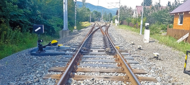 První polymerové pražce STRAILway v České republice, žst. Loučná nad Desnou