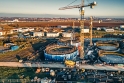 ČOV Modřice u Brna, betonáž vyhnívacích nádrží