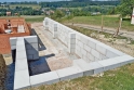 Opěrná zeď z betonových bloků
