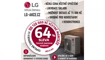 Akce Gienger: Tepelná čerpadla LG nyní můžete koupit se slevou až 64%