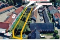 Obr. 2  Vizualizace kanalizace a původního zajištění základů
