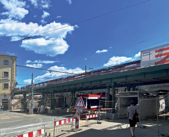 Rekonstrukce mostu v km 155,900 trati Břeclav – Brno