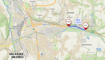 Kyvadlový provoz na silnici I/35 u Valašského Meziříčí kvůli opravám vozovky