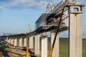Mostní objekt SO 205 budovaný pomocí výsuvné skruže na 2. úseku stavby R1 na Slovensku