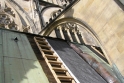 Katedrála sv. Víta: instalace membrány DuPont™ Tyvek® Metal na střechu nad kaplí
sv. Václava; foto DuPont™ Tyvek®
