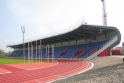 Nově zrekonstruovaná tribuna vítkovického stadionu